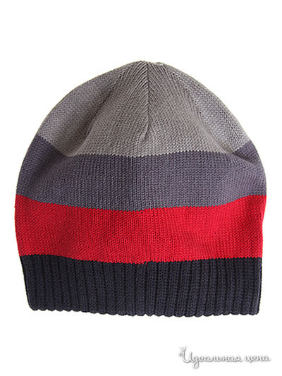 Шапка Coccodrillo, цвет красный/серый