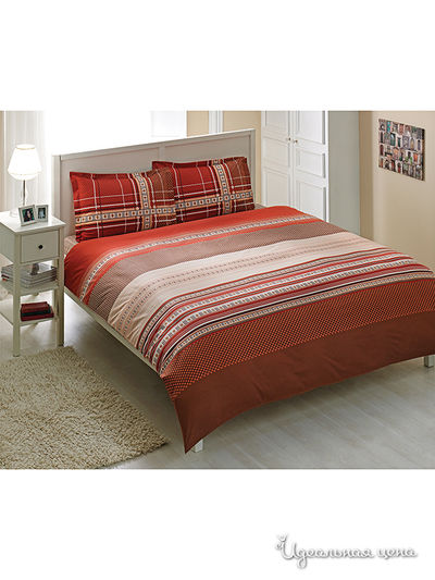 Комплект постельного белья 1,5-спальный TAC, цвет красный
