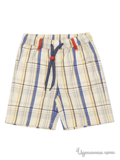 Шорты PlayToday, цвет бежевый, синий