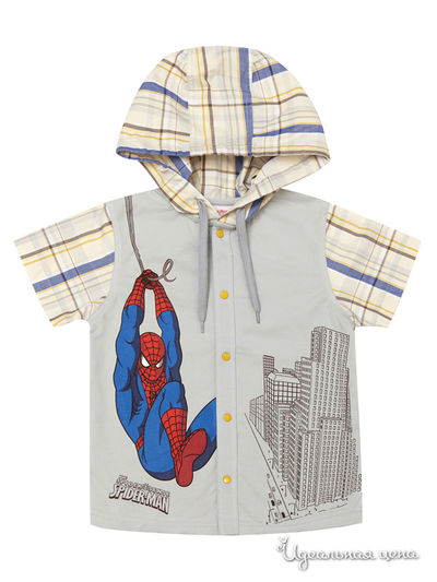 Футболка PlayToday, цвет серый, беж, красный, синий