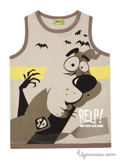 Майка S’COOL!, цвет беж, желтый