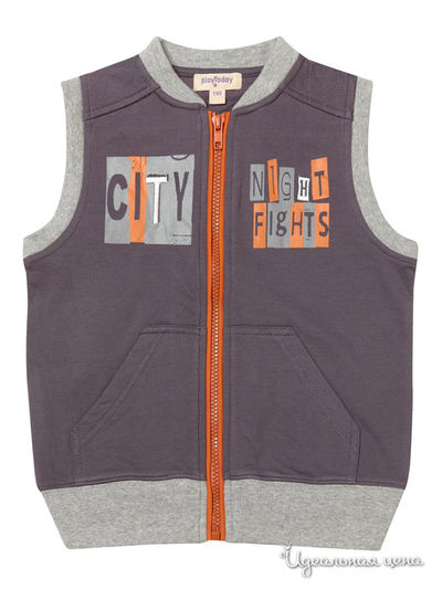 Жилет PlayToday, цвет серый
