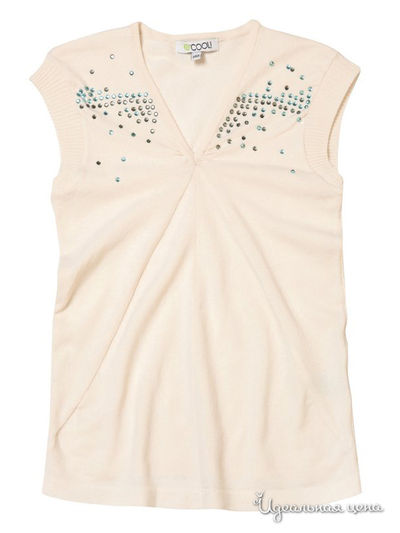 Жилет S’COOL!, цвет белый (молочный)