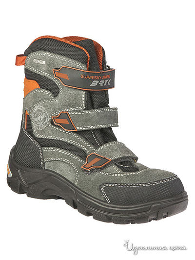 Ботинки Bartek, цвет серый/оранжевый