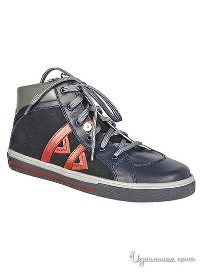 Ботинки Bartek, цвет черный/красный