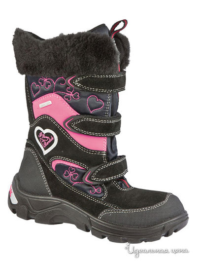 Сапоги Bartek, цвет коричневый/розовый