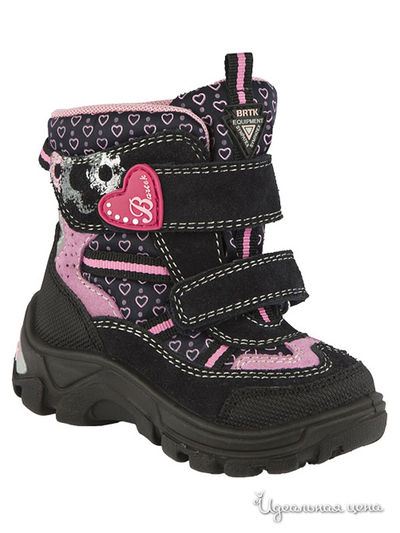 Сапоги Bartek, цвет серый, розовый