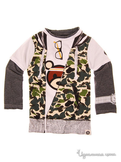 Лонгслив Mini Shatsu, цвет мультиколор