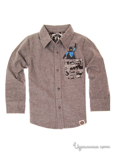 Рубашка Mini Shatsu, цвет серый