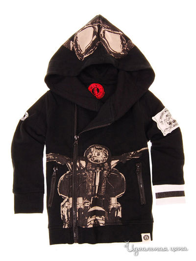 Толстовка Mini Shatsu, цвет черный, белый