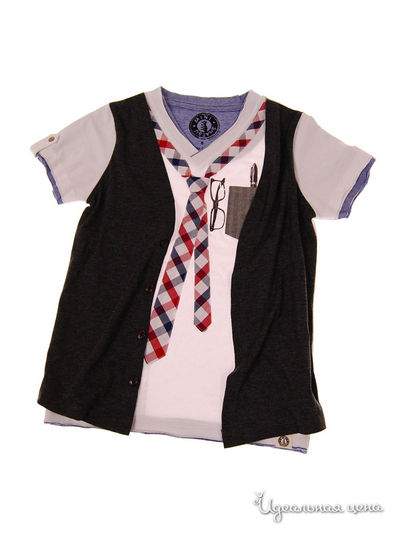 Футболка Mini Shatsu, цвет мульти с аппликацией