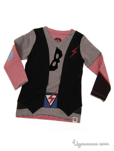 Кардиган Mini Shatsu, цвет белый, синий, серый