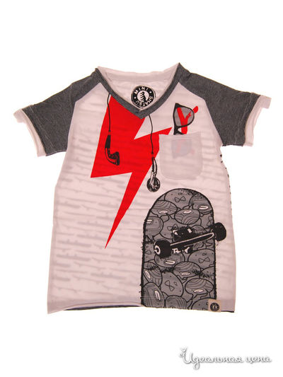 Кардиган Mini Shatsu, цвет серый, белый