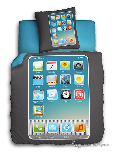 Комплект постельного белья 1,5-спальный Unison, цвет Мультиколор