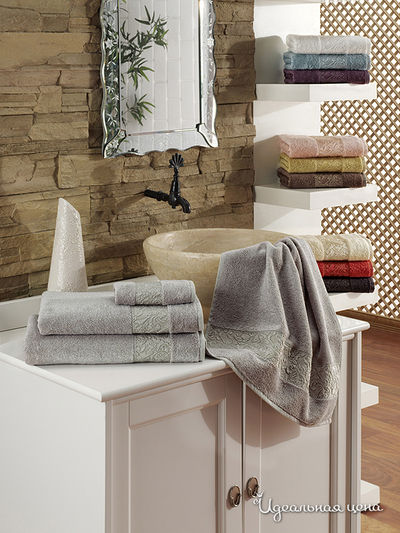 Полотенце Issimo, цвет серый