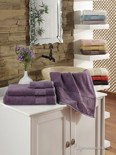 Полотенце Issimo, цвет пурпурный