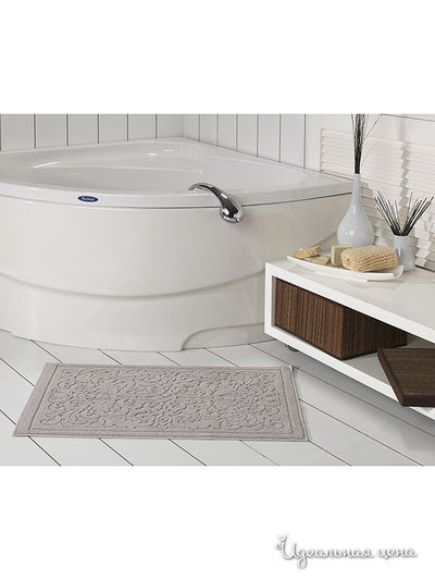 Коврик для ванной, 50х80 см Issimo, цвет серый