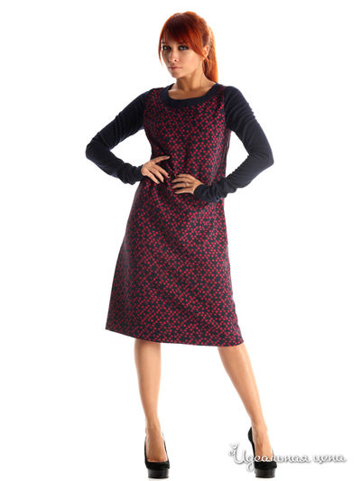 Платье Artwizard, цвет темно-синий, фуксия