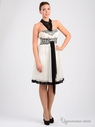Платье Bianca Brandi, цвет белый-черный