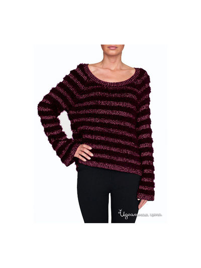 Свитер Romeo & Juliet, цвет красный-черный-полоска