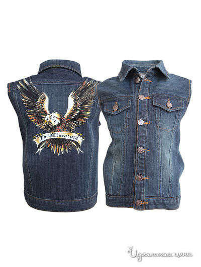 Жилет La Miniatura, цвет темно-синий