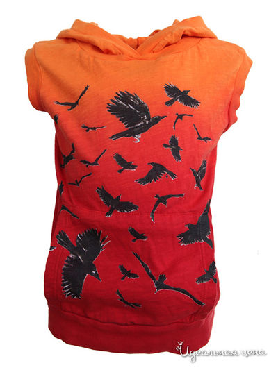 Футболка La Miniatura, цвет оранжевый, красный