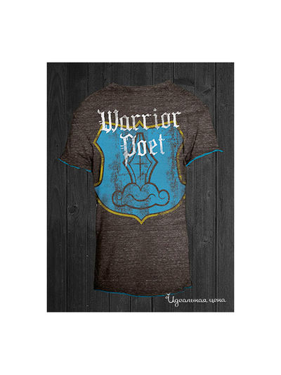 Футболка Warrior Poet USA, цвет темно-серый