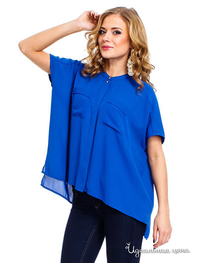 Блуза Mondigo, цвет синий
