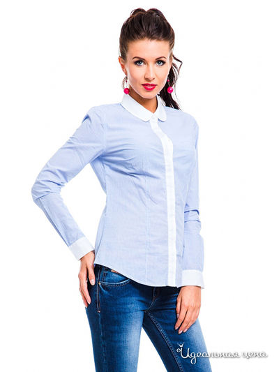 Блуза Mondigo, цвет голубой