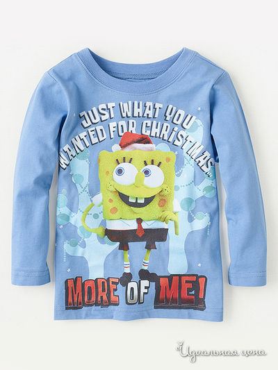 Лонгслив Childrens Place, цвет голубой