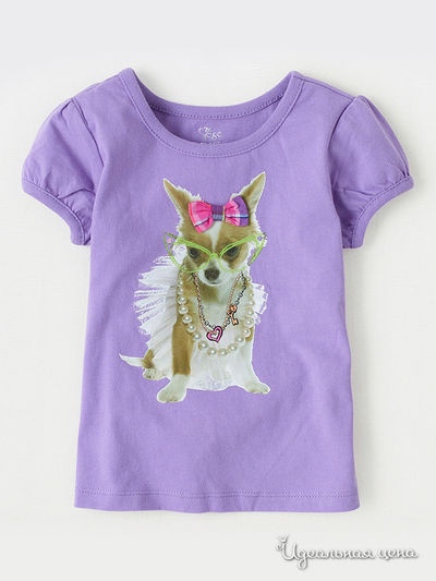 Футболка Childrens Place, цвет лиловый