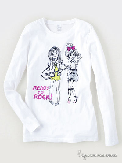 Лонгслив Childrens Place, цвет Белый