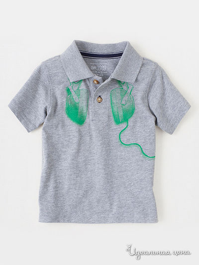 Поло Childrens Place, цвет серый