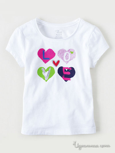 Футболка Childrens Place, цвет Белый