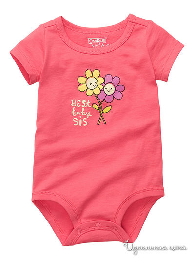 Боди Oshkosh, цвет Кораловый