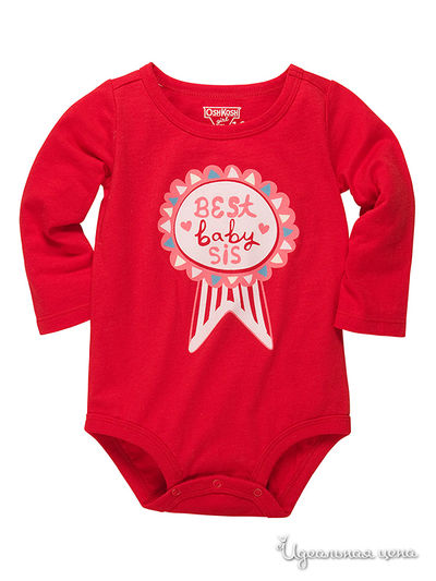 Боди Oshkosh, цвет Красный