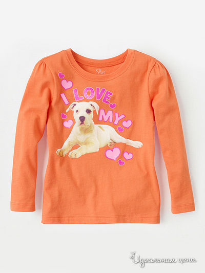 Лонгслив Childrens Place, цвет Оранжевый