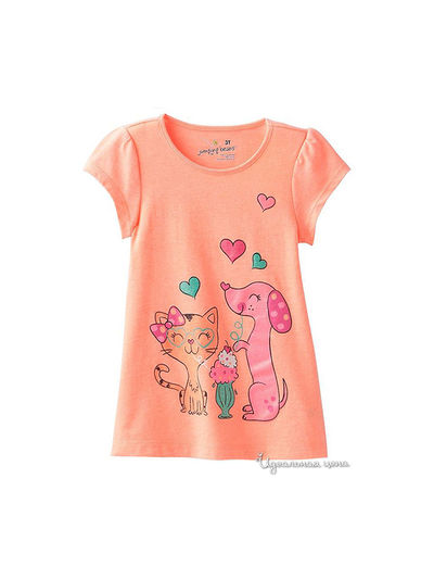Футболка Jumping Beans, цвет коралловый