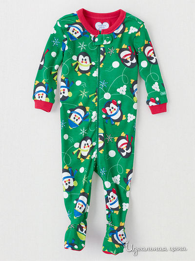 Пижама Childrens Place, цвет Зеленый