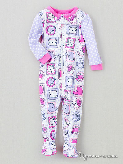 Пижама Childrens Place, цвет сиреневый