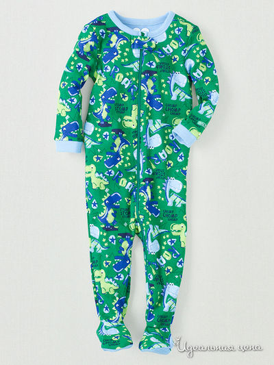 Пижама Childrens Place, цвет Зеленый