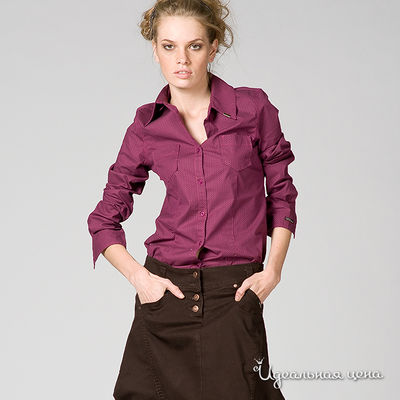 Блуза not the same, цвет цвет бордовый