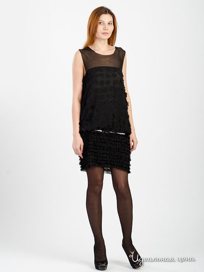 Платье Twin-Set Girl, цвет черный