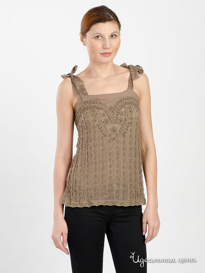 Топ Twin-Set Girl, цвет Хаки