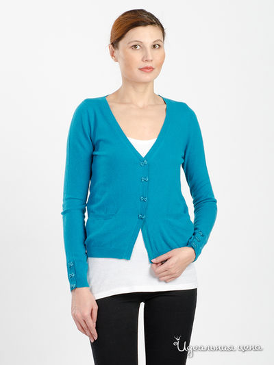 Жакет Twin-Set Girl, цвет бирюзовый