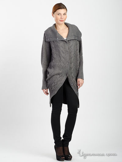 Кардиган Twin-Set Girl, цвет серый