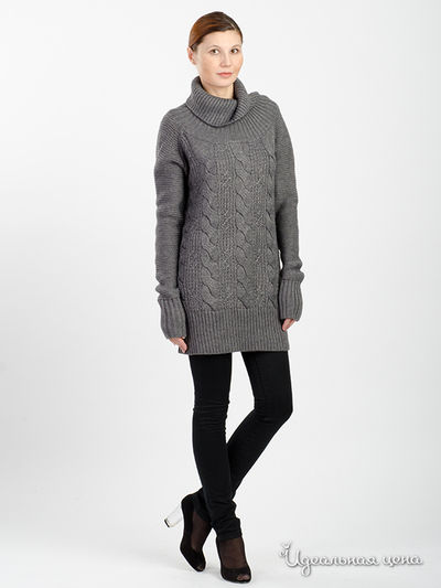 Платье Twin-Set Girl, цвет серый