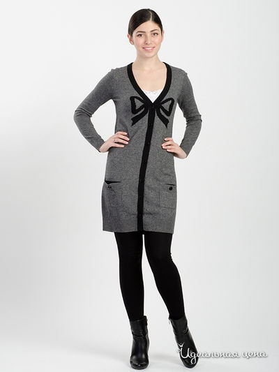 Кардиган Twin-Set Girl, цвет серый