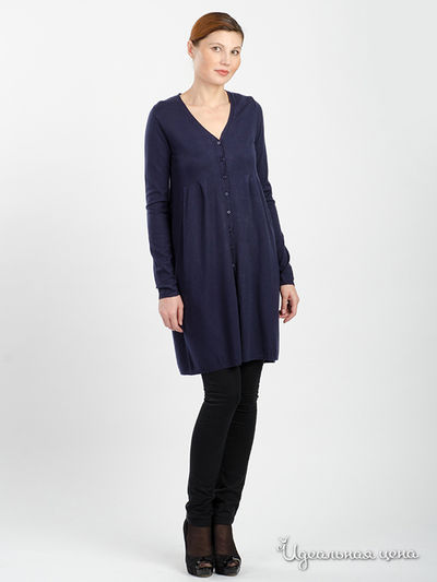 Платье Twin-Set Girl, цвет темно-синий