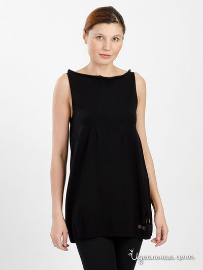 Туника Twin-Set Girl, цвет черный